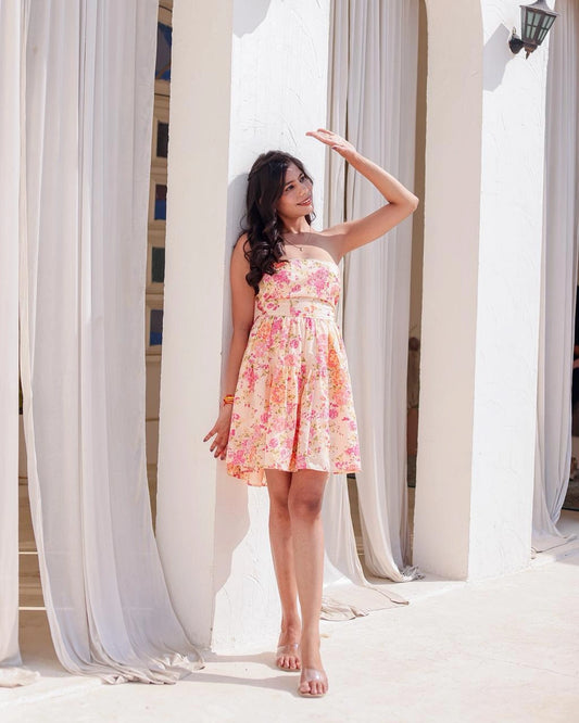 Roselia short tube dress