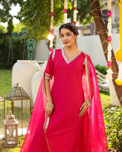 Riha Pink Suit Set