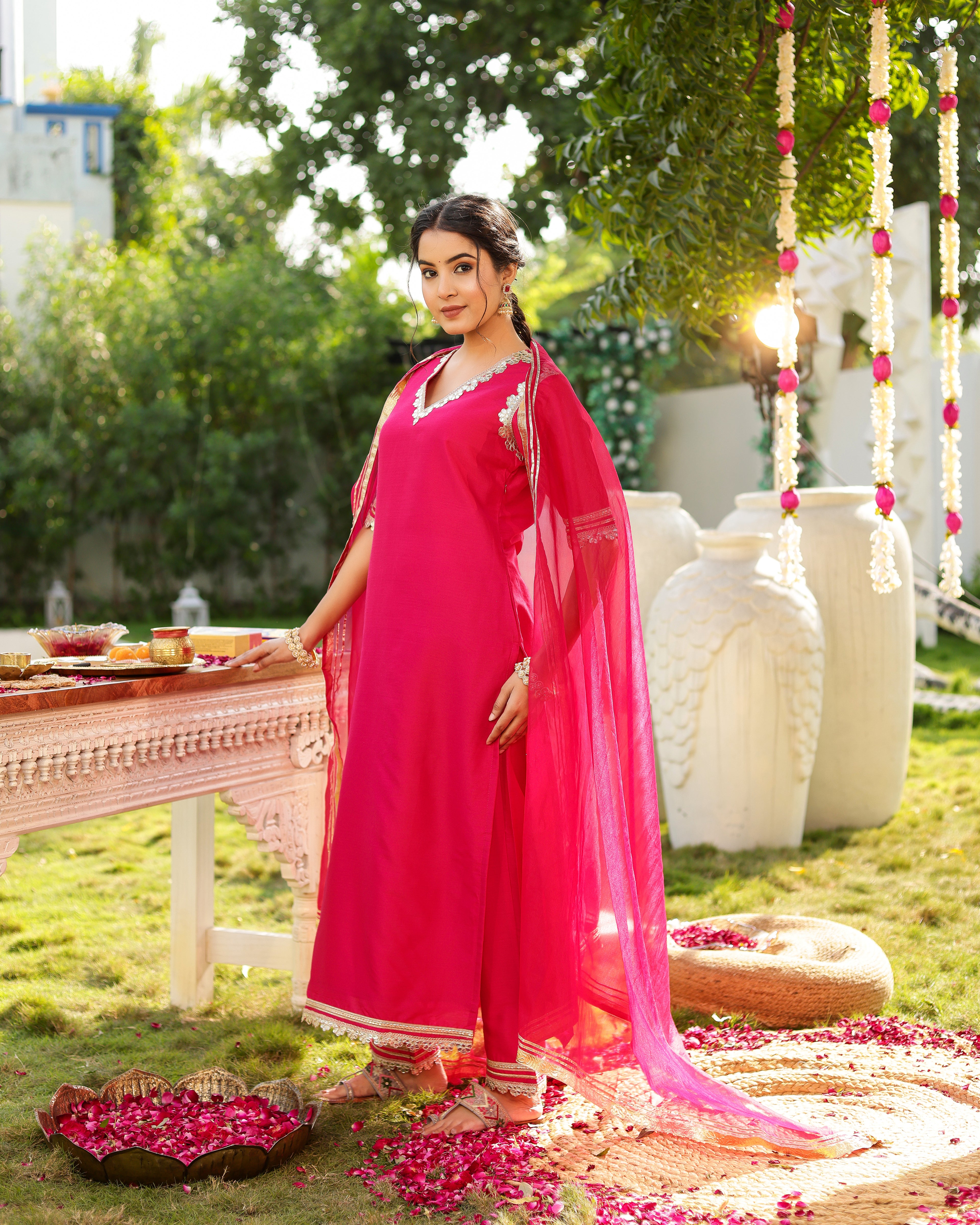 Riha Pink Suit Set