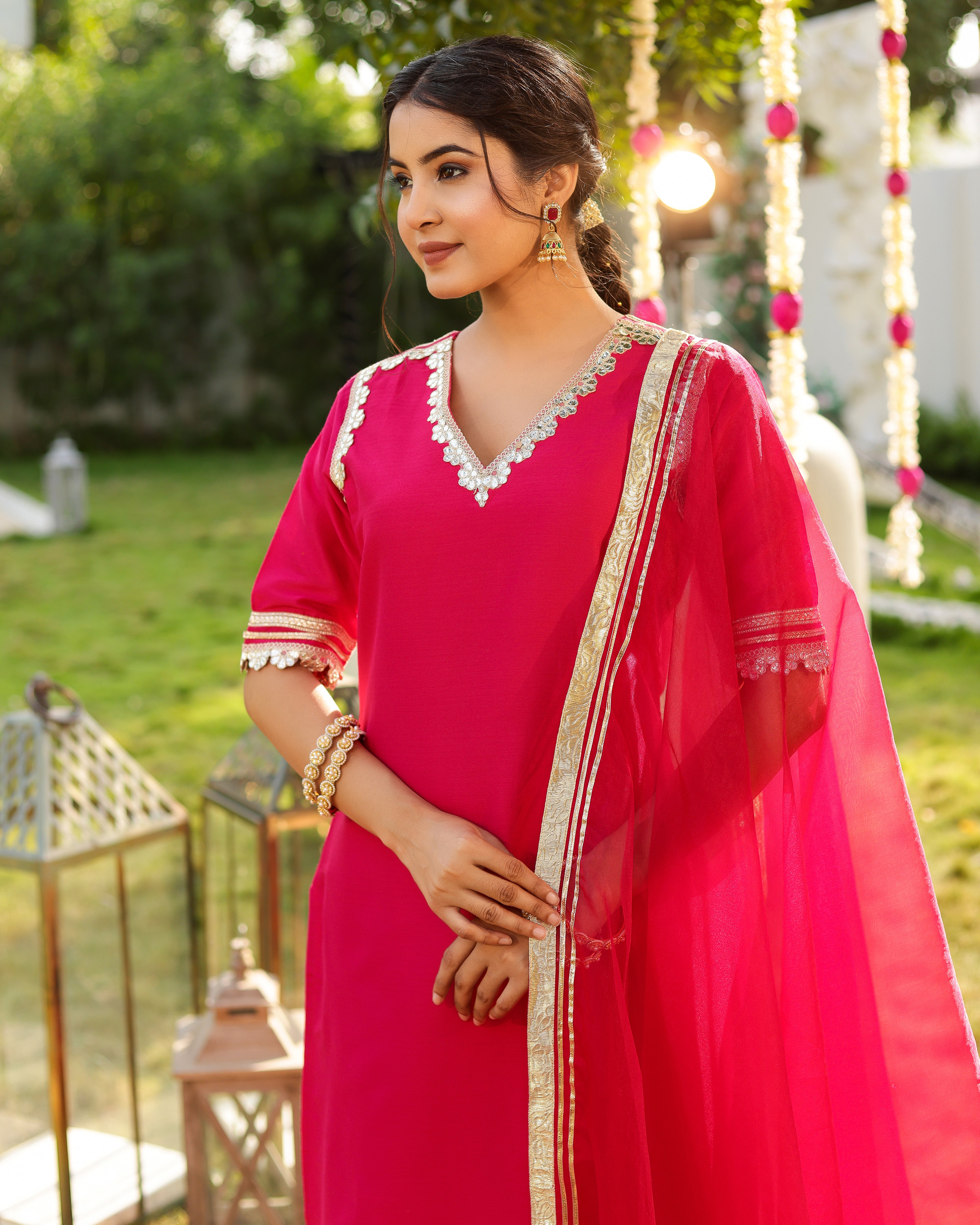 Riha Pink Suit Set