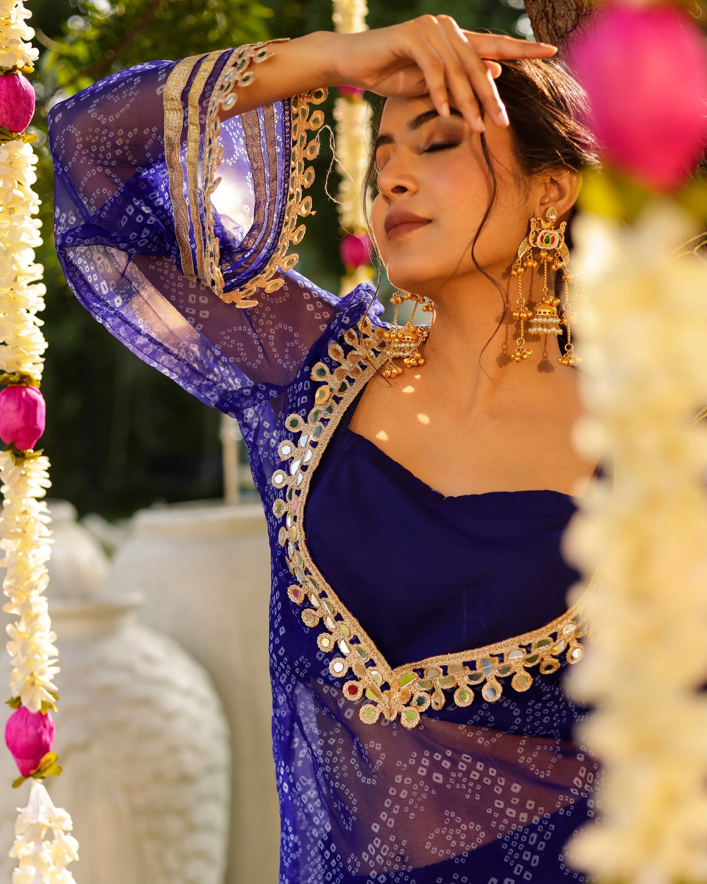 Adhiti Blue Mirror Kurta Pant