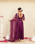 Luxury Purple Umbrella Set