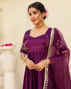 Luxury Purple Umbrella Set