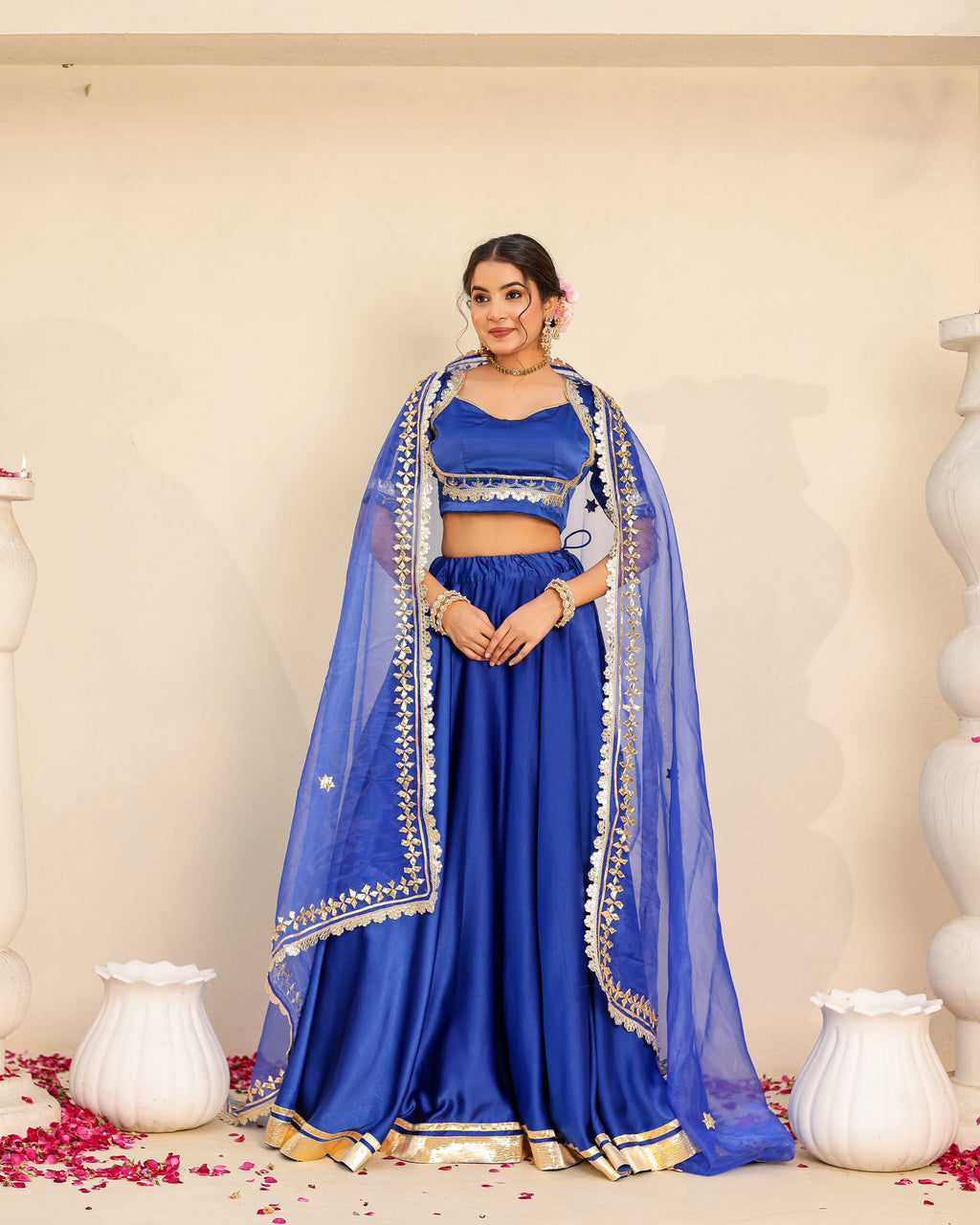 Hansini Blue Lehenga Set