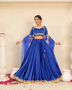 Hansini Blue Lehenga Set
