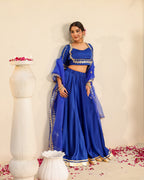 Hansini Blue Lehenga Set