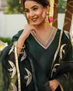 Zivara Green Suit Set