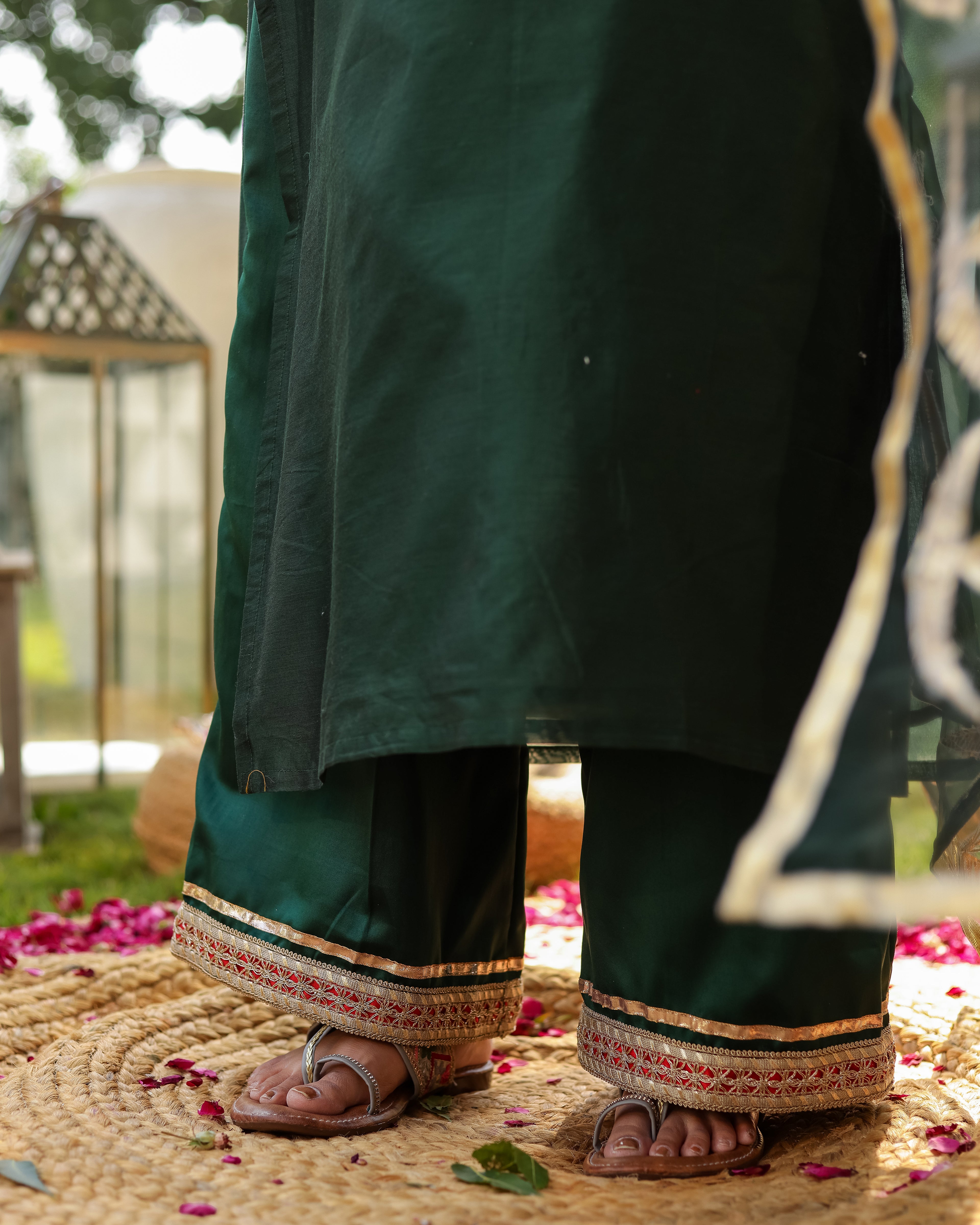 Zivara Green Suit Set