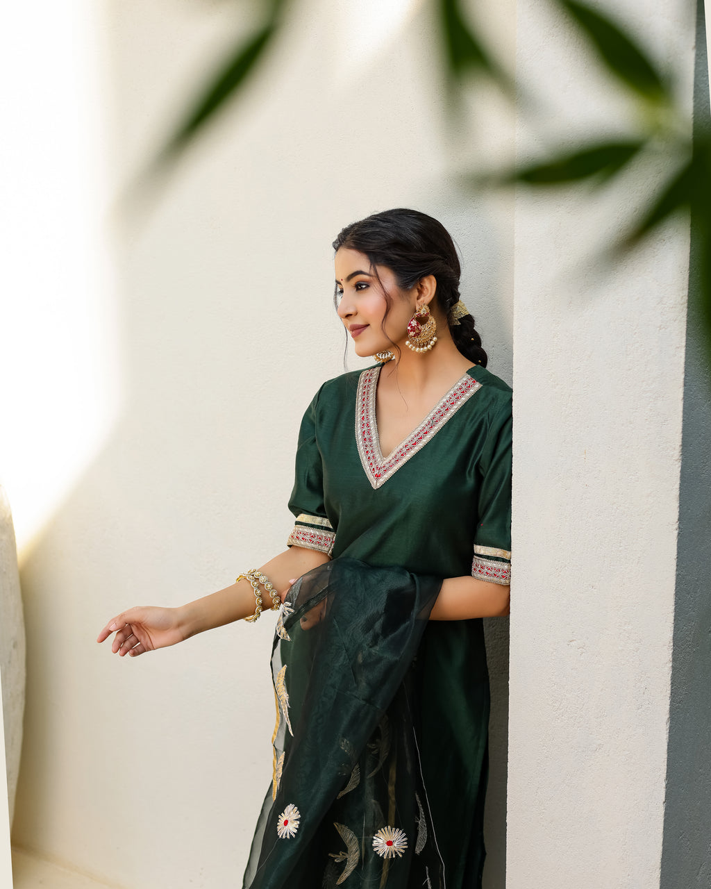 Zivara Green Suit Set