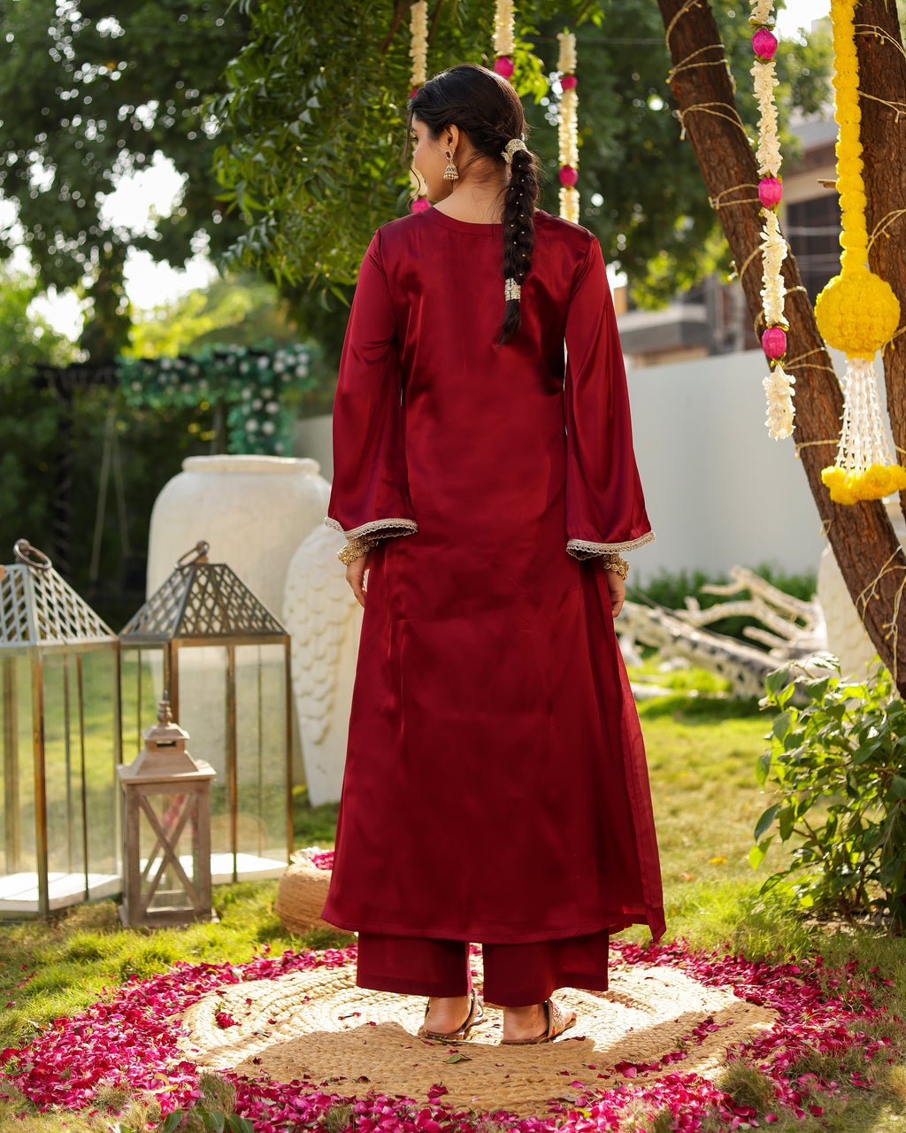 Mehar Royal Mehroon Kurta Set