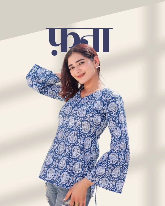 Fana deep back kurti