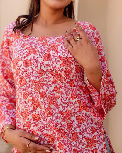Anaya deep back kurti
