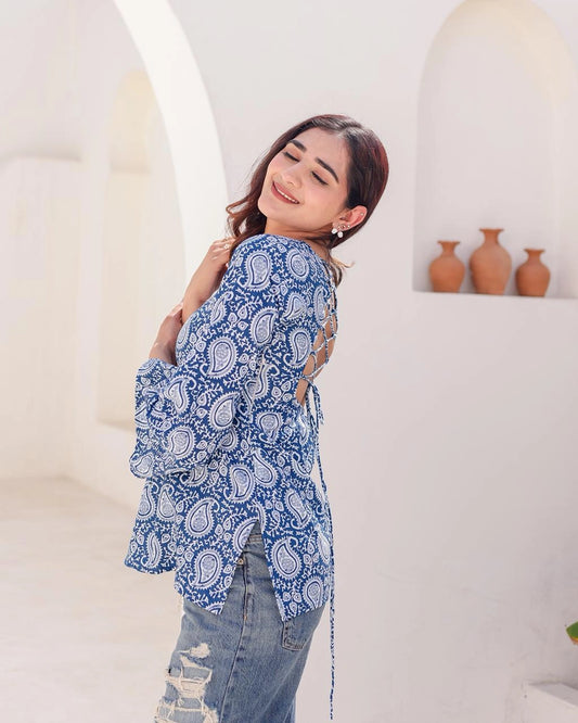 Fana deep back kurti