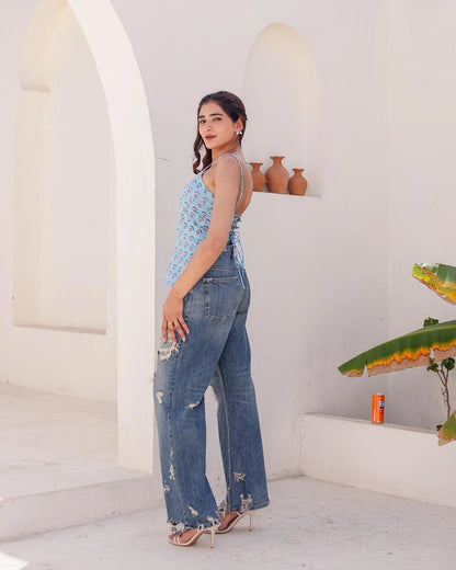 Fiza backless kurti