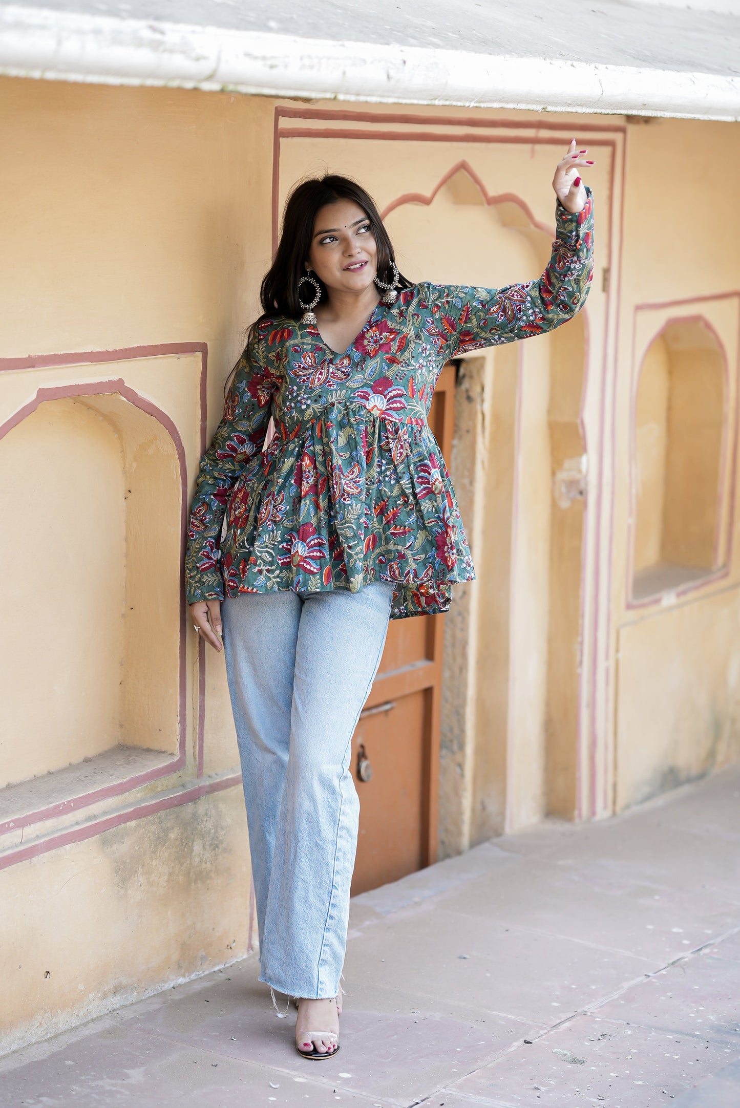 Mayuri Green Top