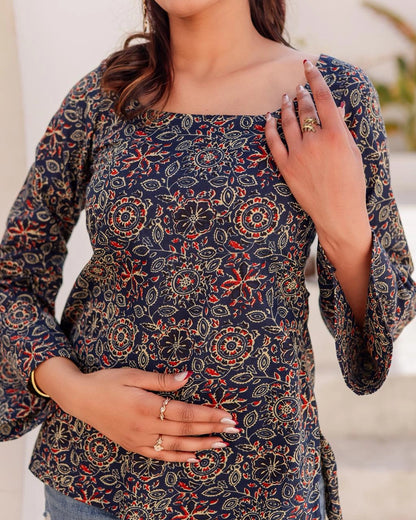 Mehak deep back kurti
