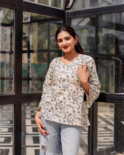 Mehar deep back kurti