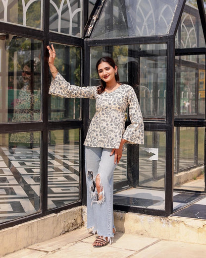 Mehar deep back kurti