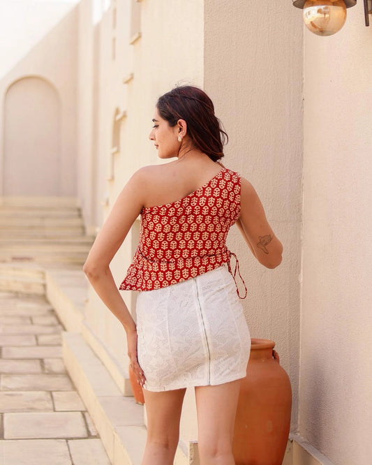 Oriva One Shoulder top