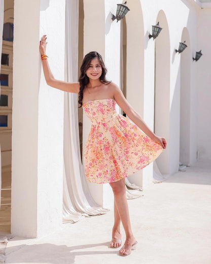 Roselia short tube dress