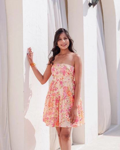 Roselia short tube dress