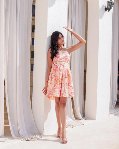 Roselia short tube dress