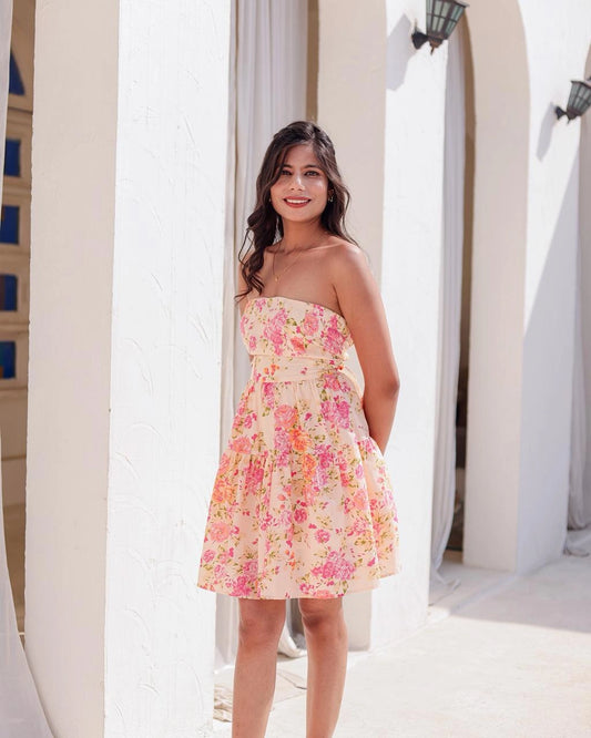 Roselia short tube dress