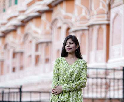 Green Cotton Top