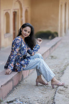 Blue Dusk Cotton Top