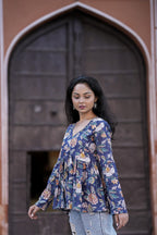 Blue Dusk Cotton Top