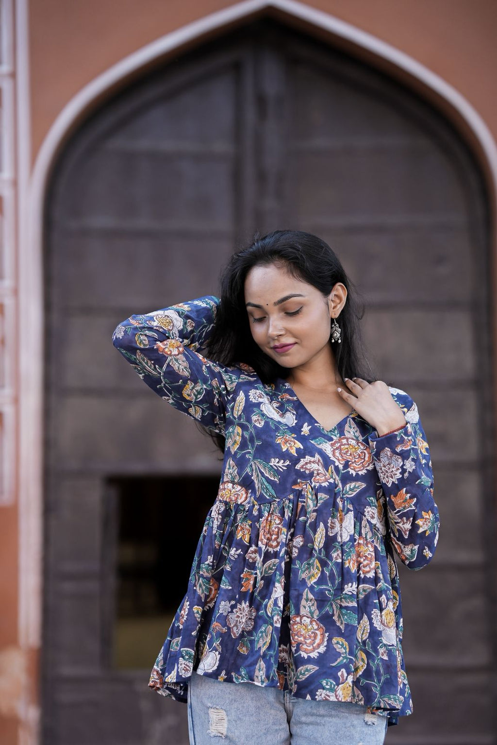 Blue Dusk Cotton Top