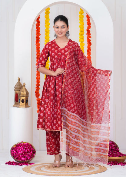 Red Suit Set