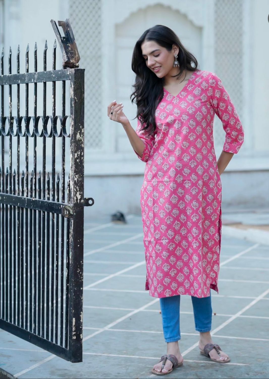 Pink Kurti