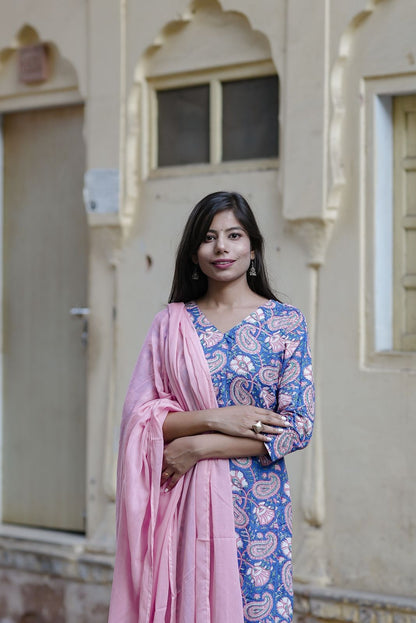 Blue Kurta Set