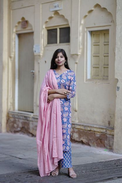 Blue Kurta Set