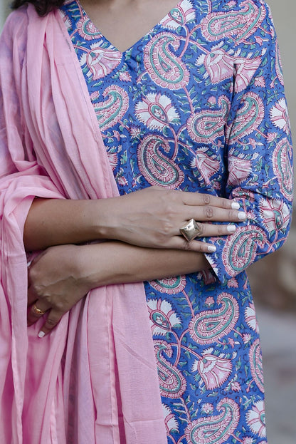 Blue Kurta Set