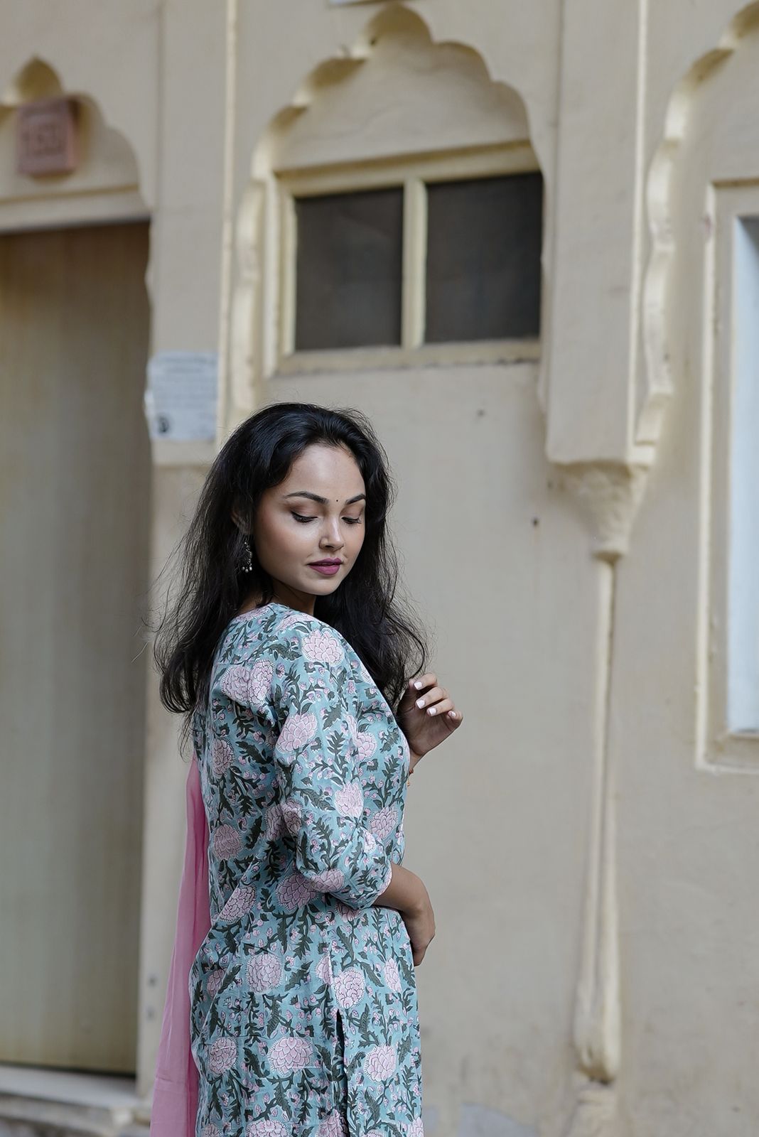 Turquoise Blue Kurta Set