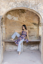 Dark Blue Long Kurti