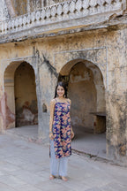 Dark Blue Long Kurti