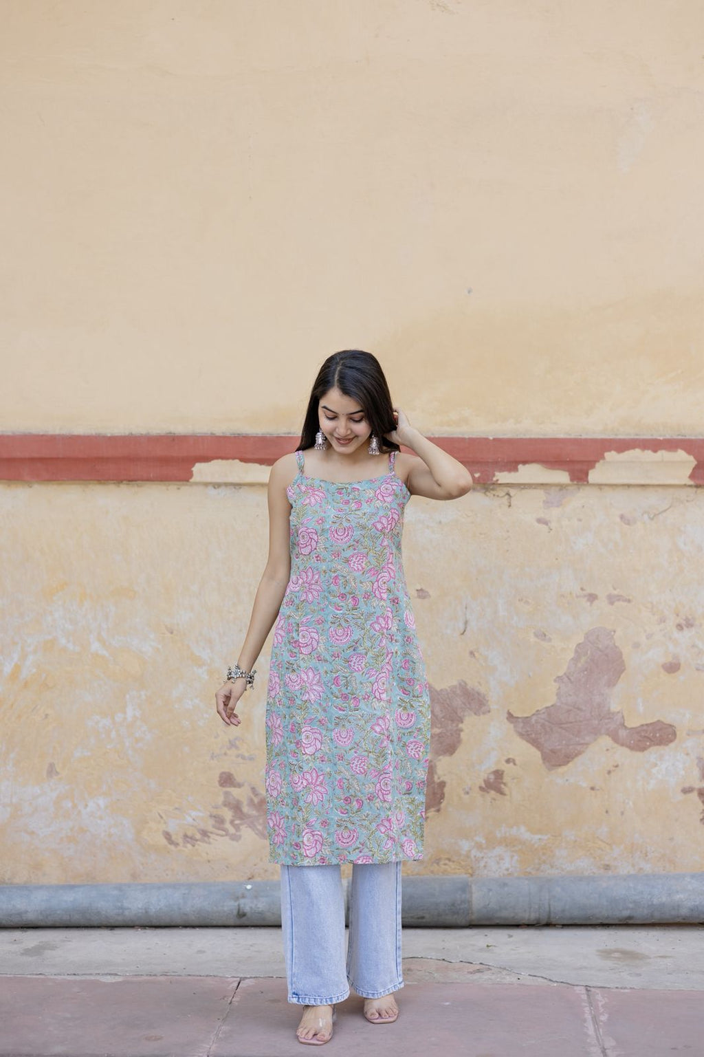 Amara Blue Long Kurti