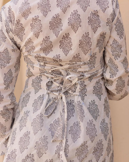 Shwetangi Corset kurti