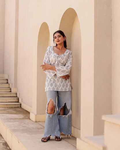 Shwetangi Corset kurti