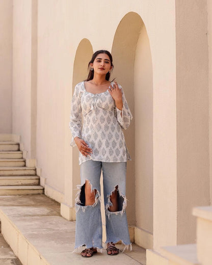 Shwetangi Corset kurti